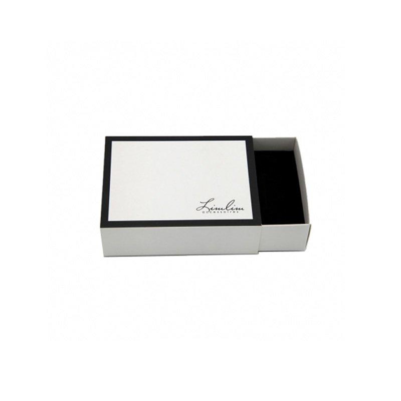 Customized Logo White Paper Gift Box with Sponge