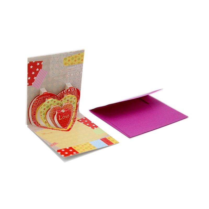 Colored Fancy Greeting Paper Cards for Holiday